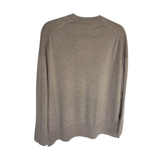 COS V-neck Wool Relaxed Fit Sweater Beige-sz EU Small (US 6) - Picture 9 of 10